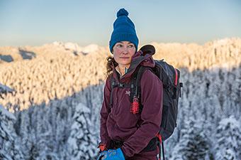 Arc'teryx Gamma MX Hoody (standing in snowy backcountry)