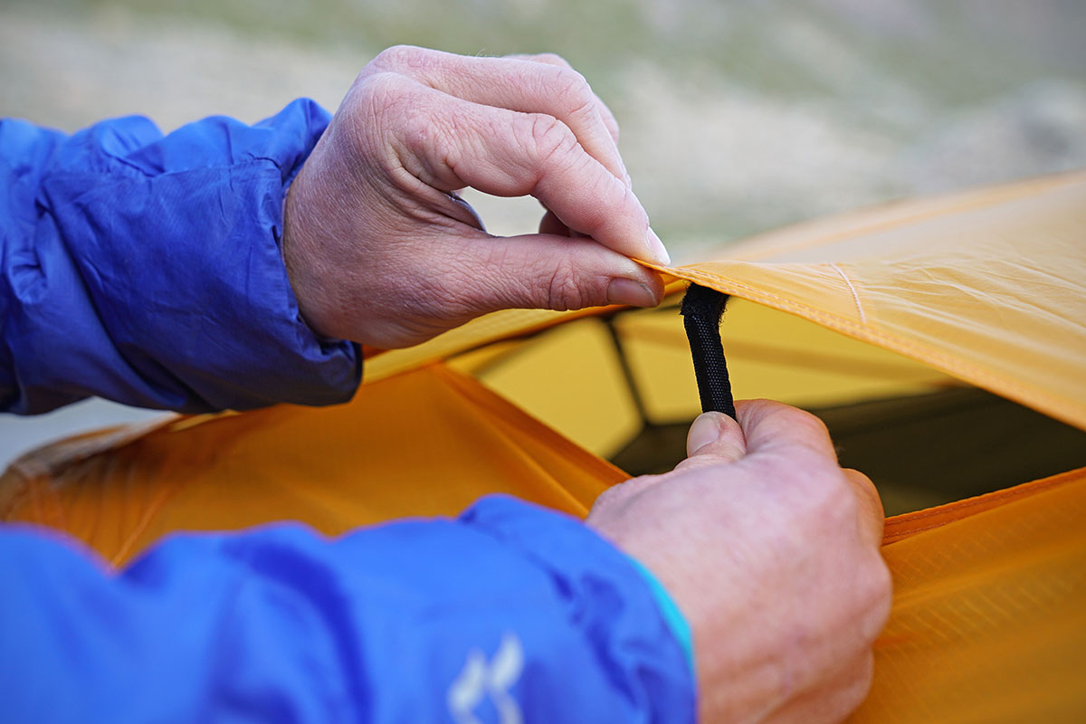 Backpacking tent (vent)