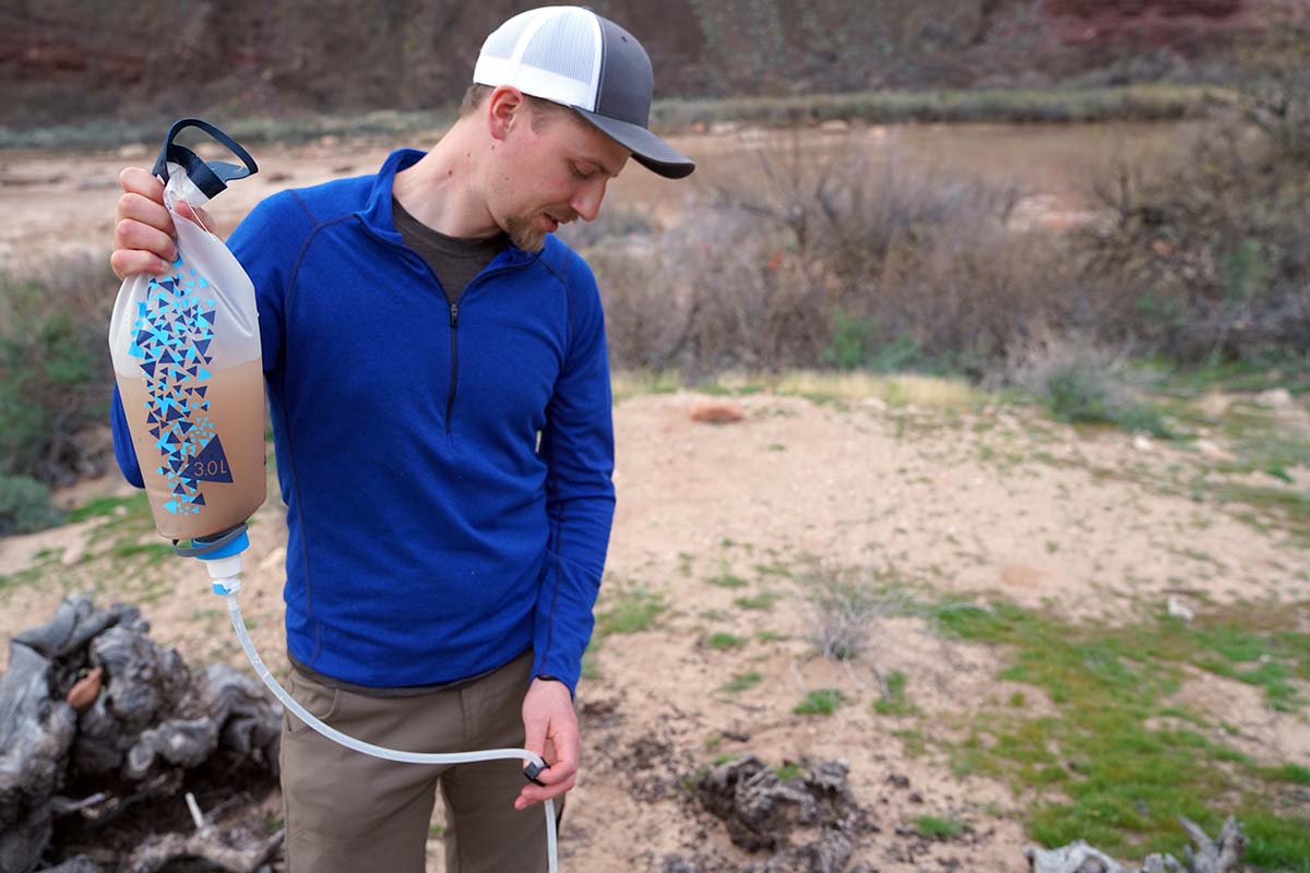 Backpacking Water Filters (silty water not pre-filtered)