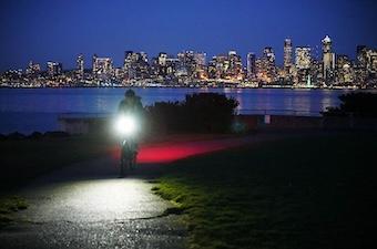 Night commute in Seattle, WA