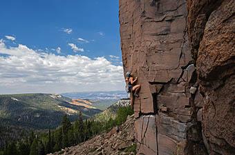 Climbing gear (sport climbing in Utah)