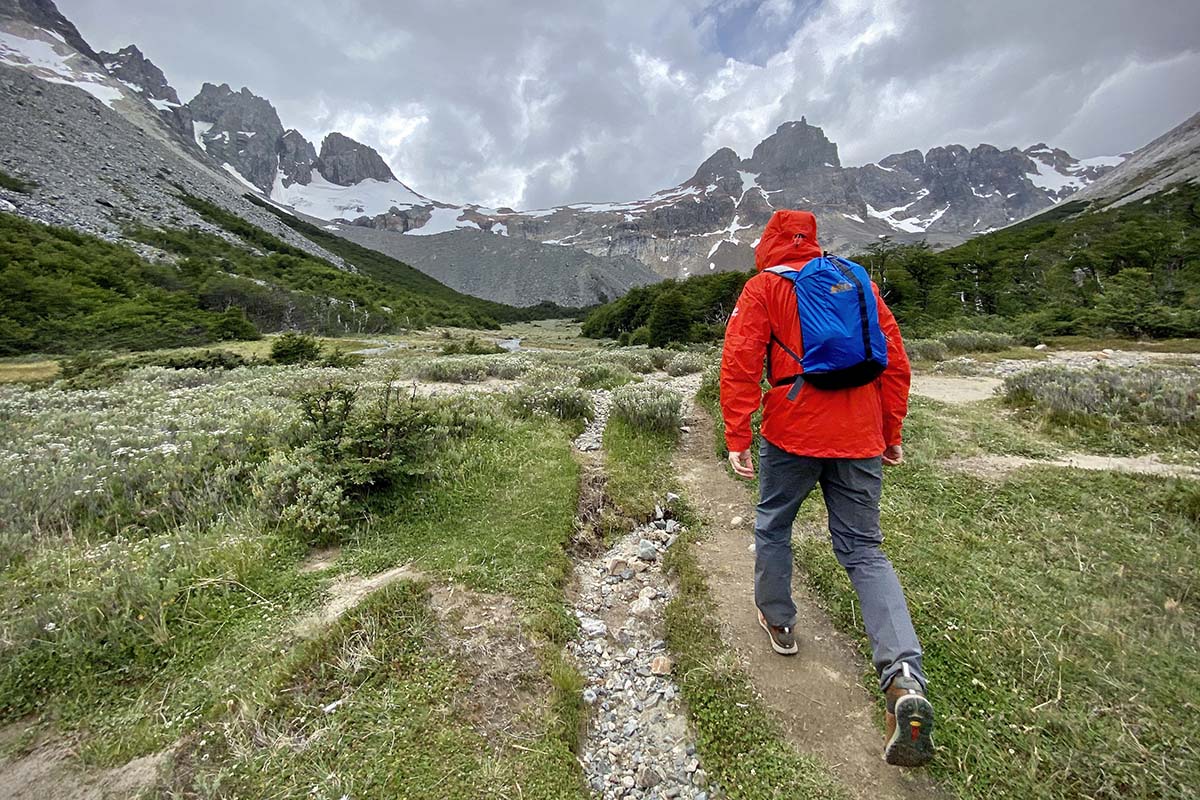 Danner Trail 2650 hiking shoes on Cerro Castillo Trek