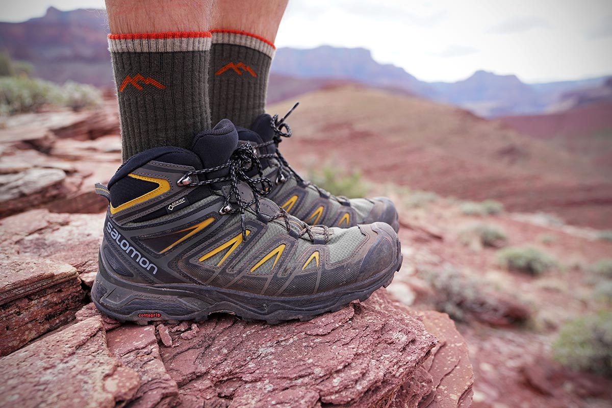 Synthetic hiking sock (Darn Tough Micro Crew Coolmax)