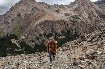 Merrell Siren Edge 3 hiking shoe (hiking in Patagonia)