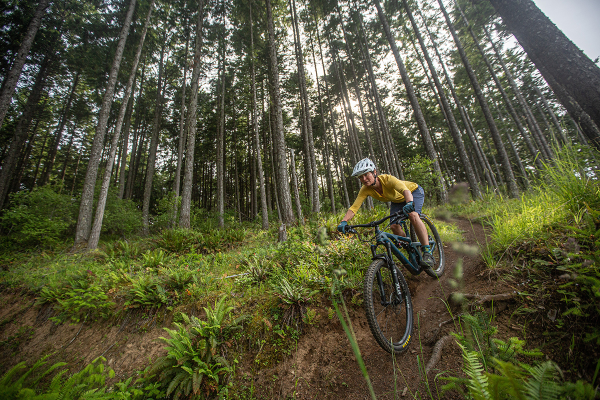 Mountain Bike Helmet (POC Kortal MIPS in action)