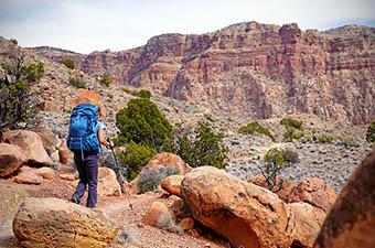 Osprey Aura AG 65 (backpacking in Grand Canyon)