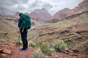 Osprey Rook backpacking pack (viewpoint)