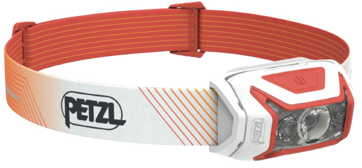 Petzl Actik Core headlamp (red)