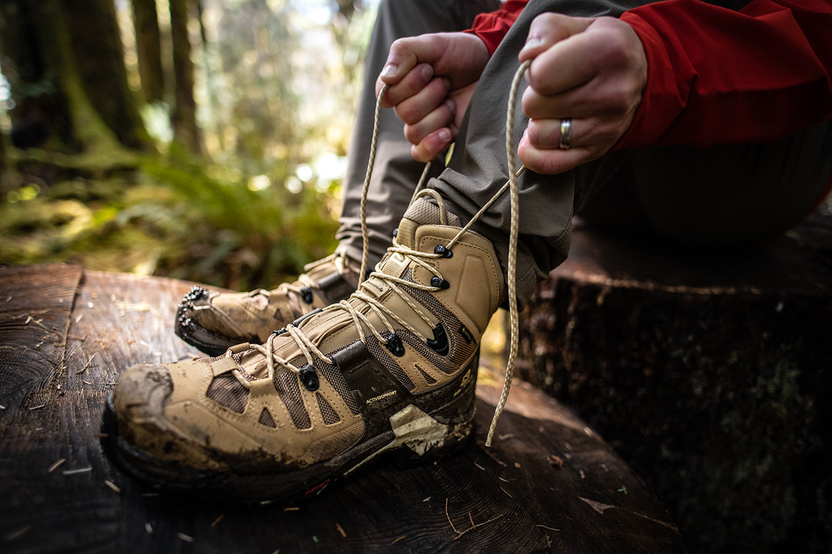 Salomon Quest 4 GTX hiking boot (adjusting fit)