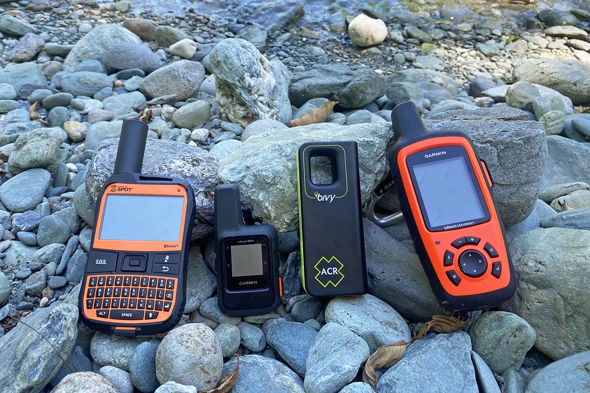 SPOT X Garmin inReach Bivy Stick satellite messengers 3