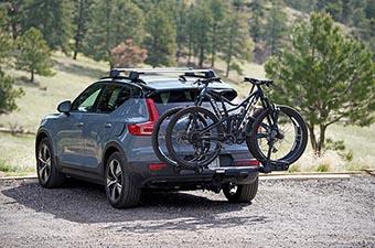 Thule T2 Pro XTR hitch rack (side profile)