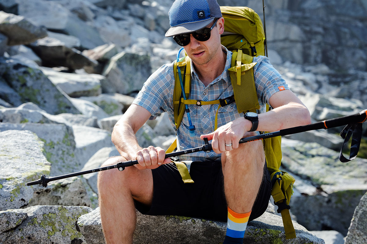 Trekking pole (collapsing telescoping model)