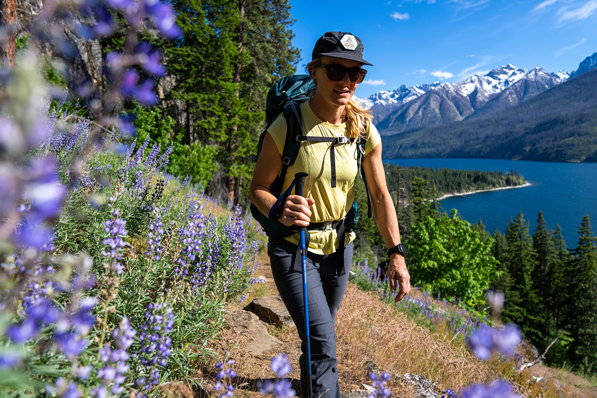 Trekking poles (hiking with Black Diamond Distance Carbon Z)